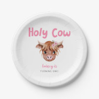 Pink Highland Cow Girl's Birthday Party