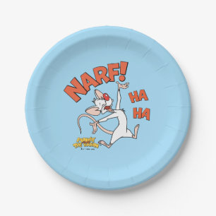 Assiettes En Carton Pinky et le cerveau   Pinky "Narf !"