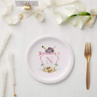 Assiettes En Carton Pirate Crest