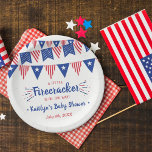 Assiettes En Carton Pirate En Chemin ! baby shower 4 juillet<br><div class="desc">Célébrez dans le style avec ces assiettes en papier baby shower tendance. Le design est facile à personnaliser avec votre propre libellé et votre famille et vos amis seront ravis de voir ces fabuleuses assiettes de fête. Les éléments correspondants se trouvent dans la collection.</div>