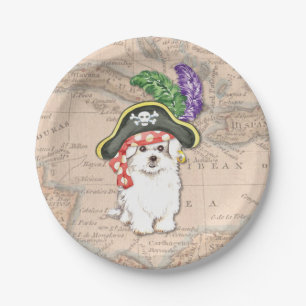 Assiettes En Carton Pirate maltais