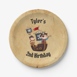 Assiettes En Carton Pirate Party Plaques personnalisées