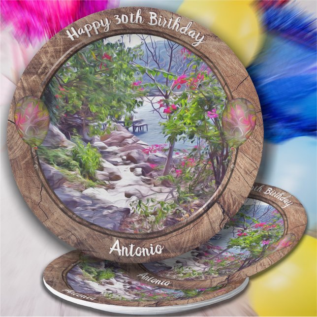 Assiettes En Carton Piste Yelapa Anniversaire 821 (Créateur téléchargé)