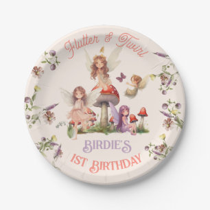 Assiettes En Carton Pixie Fairy Princesse Enchanted