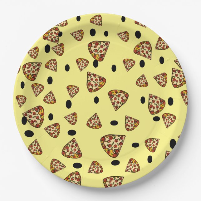 ASSIETTES EN CARTON PIZA (Devant)