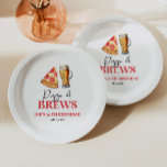 Assiettes En Carton Pizza et brasse Bière Verre fête d'anniversaire<br><div class="desc">C'est une pizza et brasse du verre de bière Plaques de papier fête d'anniversaire de la bière!</div>