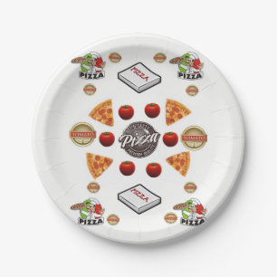 Assiettes En Carton Pizza Plaques de papier
