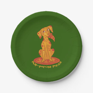 Assiettes En Carton Pizza Puppy