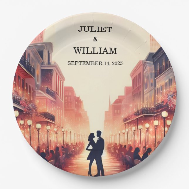 Assiettes En Carton Plage de homard Océan Été Nouvelle-Orléans Mariage (Devant)