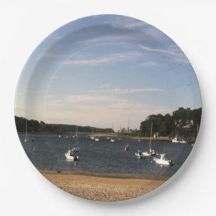 ASSIETTES EN CARTON PLAGE ET BATEAU