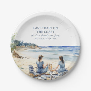 Assiettes En Carton Plage Pique-nique Bachelorette Dernier Toast sur l