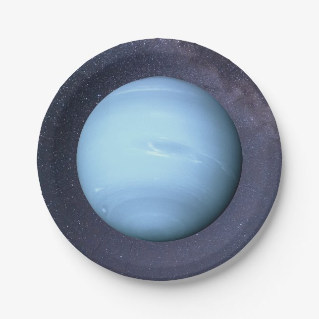 Assiettes En Carton Planet Neptune (Devant)