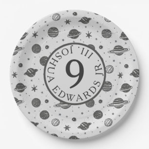 Assiettes En Carton Planètes