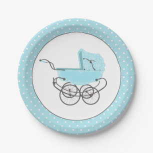 Assiettes En Carton Plaque à papier de baby shower de boguet de béb