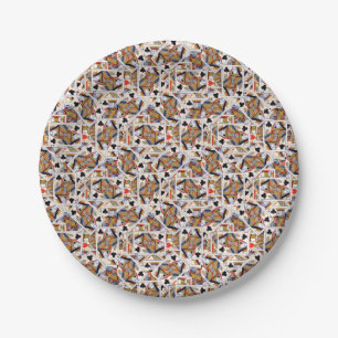 Assiettes En Carton Plaque à papier de cartes de jeu
