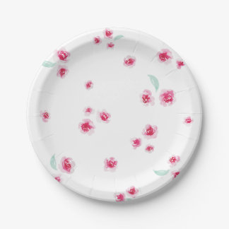 Assiettes En Carton Plaque à papier de mini rose