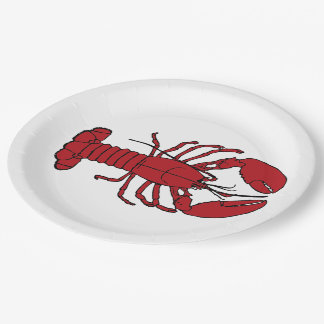 Assiettes En Carton Plaque à papier de partie de homard