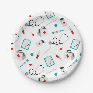 Assiettes En Carton Plaque à papier de partie de motif d'équipement