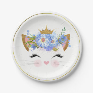 Assiettes En Carton Plaque à papier de princesse Kitty