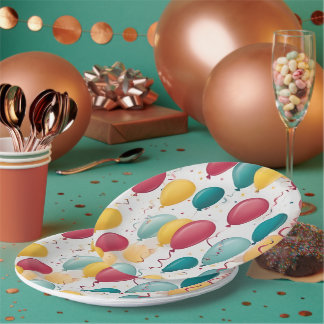 Assiettes En Carton plaque d'anniversaire