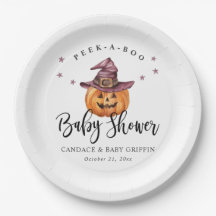 Plaque de Baby shower Peek-a-Boo