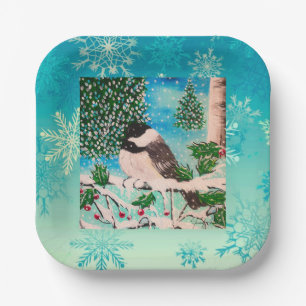 Assiettes En Carton Plaque de charcuterie de Noël