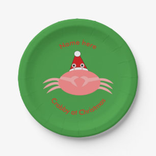 Assiettes En Carton Plaque de fête de papier personnalisée de Noël Cra