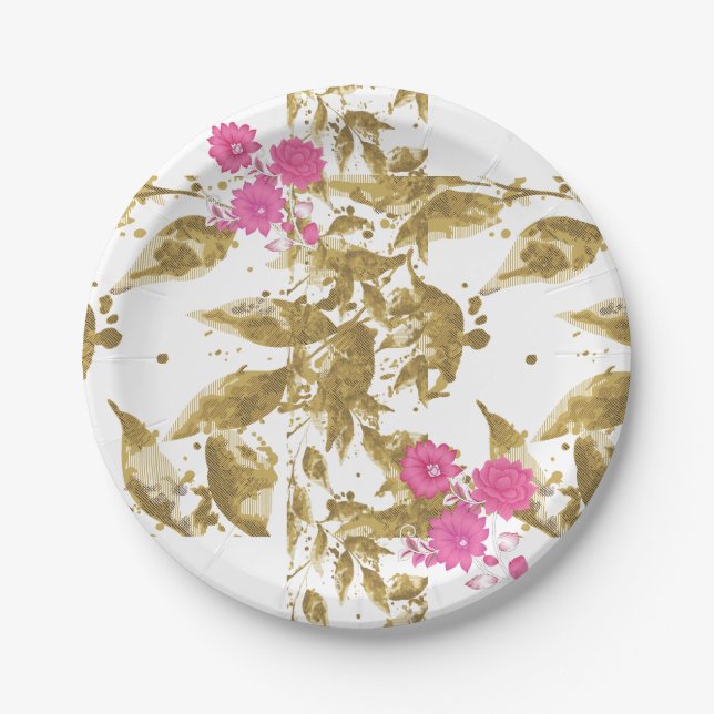 Assiettes En Carton Plaque de papier (Devant)