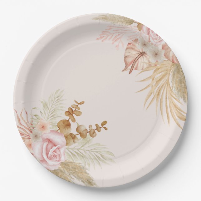 Assiettes En Carton Plaque de papier (Devant)