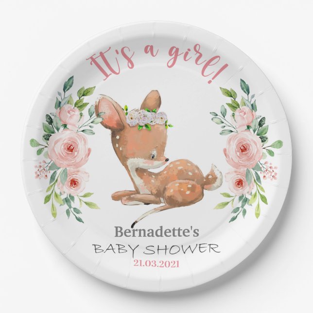 Assiettes En Carton Plaque de papier (Devant)