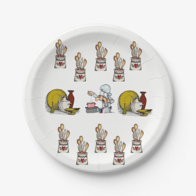 Assiettes En Carton Plaque de papier (Devant)