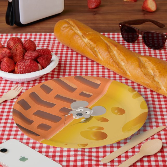 Assiettes En Carton Plaque de papier (Pique-nique)