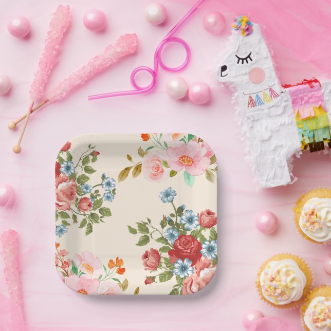 Assiettes En Carton Plaque de papier (Fête)