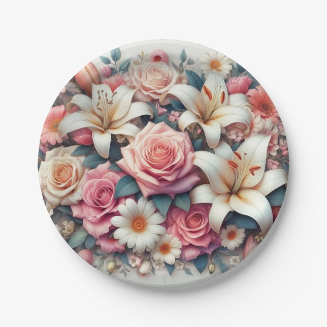 Assiettes En Carton Plaque de papier (Devant)