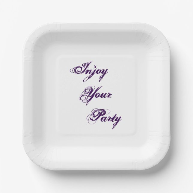 Assiettes En Carton Plaque de papier (Recto)