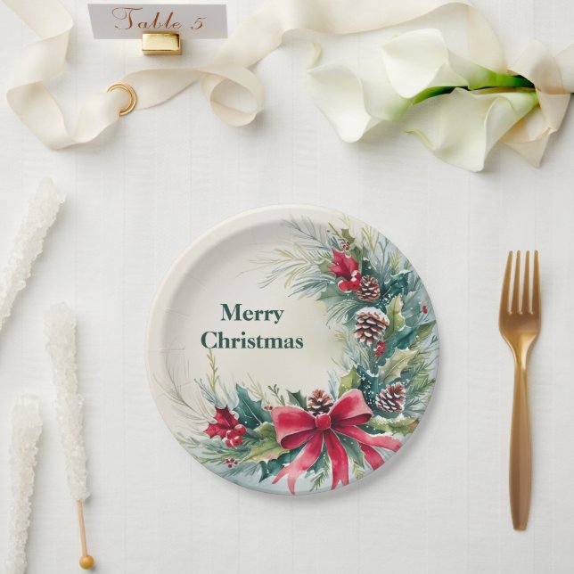 Assiettes En Carton Plaque de papier (Mariage)