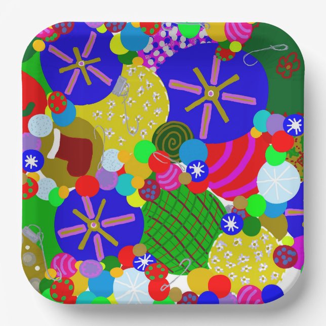 Assiettes En Carton Plaque de papier (Recto)