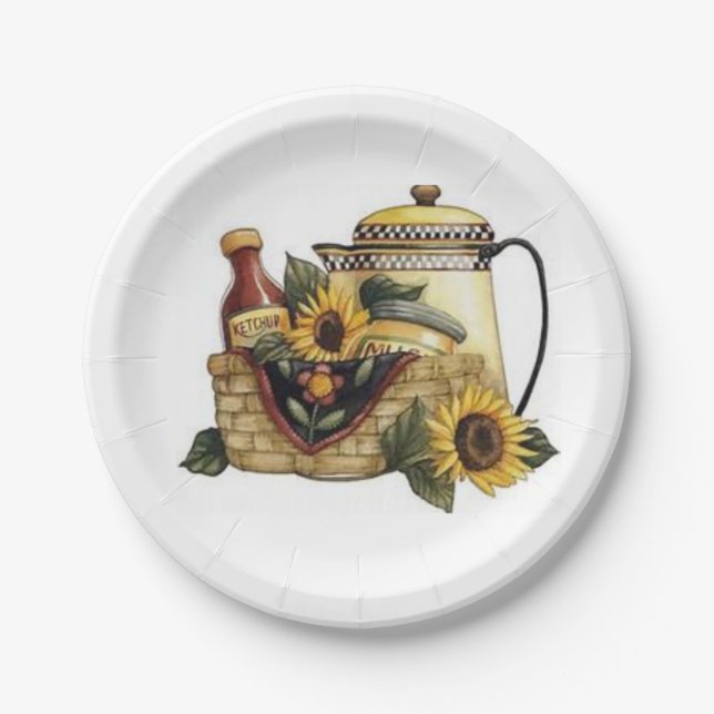 Assiettes En Carton Plaque de papier (Devant)