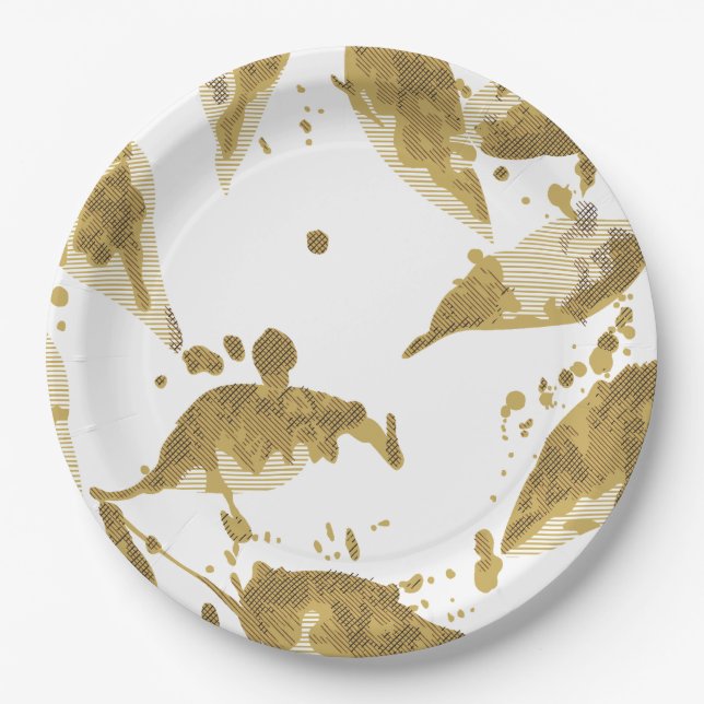 Assiettes En Carton Plaque de papier (Devant)