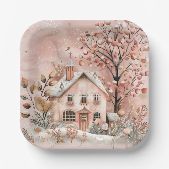 Assiettes En Carton Plaque de papier (Recto)