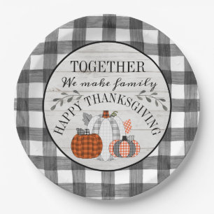 Assiettes En Carton Plaque de papier à Bon thanksgiving personnalisé