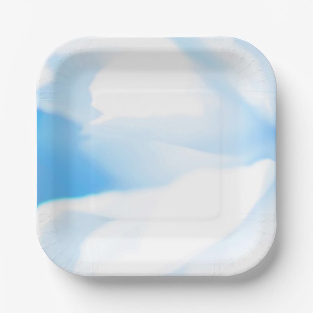 Assiettes En Carton Plaque de papier à fleur de nuage (Recto)