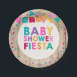 Assiettes En Carton Plaque de papier Baby shower Fiesta Baby shower me<br><div class="desc">Plaque papier Fiesta Baby shower Party 7". 
Tous les dessins sont © PIXEL PERFECTION PARTY LTD</div>