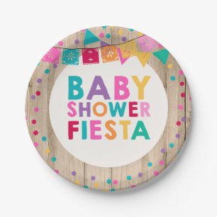 Assiettes En Carton Plaque de papier Baby shower Fiesta Baby shower me