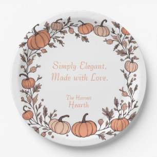 Assiettes En Carton Plaque de papier (blanche)