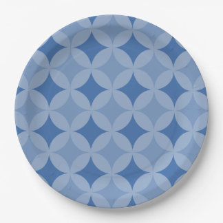 Assiettes En Carton Plaque de papier - Cercles et diamants