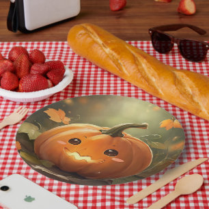 Assiettes En Carton Plaque de papier d'automne