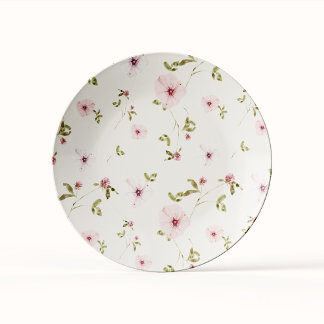 Assiettes En Carton Plaque de papier de Baby shower de Bunny rose