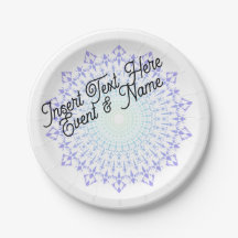 Plaque de papier de bord vert clair violet