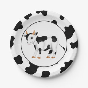 Assiettes Vache Zazzle Fr